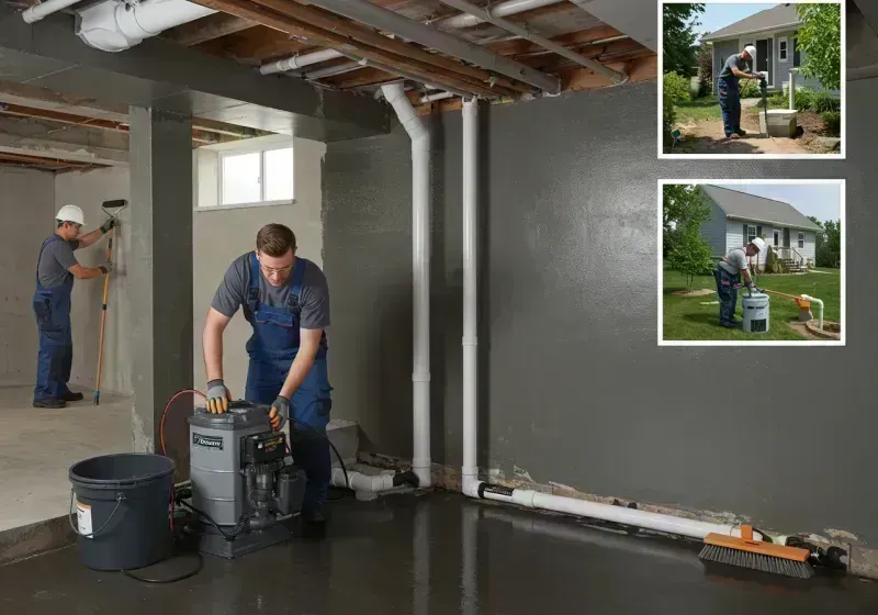 Basement Waterproofing and Flood Prevention process in Reese, MI